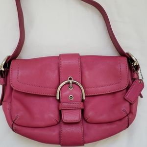 Leather Coach Handbag